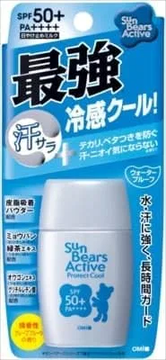 Солнцезащитный крем Sun Bears Active Protect Cool, 30 г, набор 4 шт