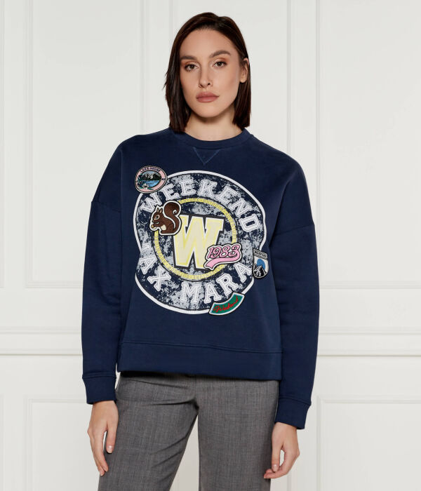 

Свитер Oversize fit Weekend Max Mara, синий