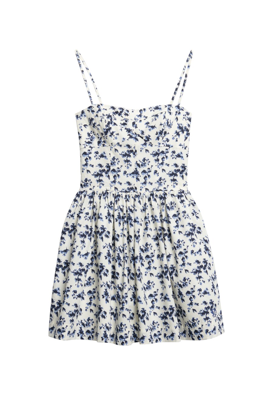 

Летнее платье Superdry, цвет marine blue/Light blue/White