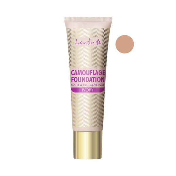 

Тональный крем для лица 3 цвета слоновой кости, 25 г Lovely Camouflage foundation, цвет 3 ivory