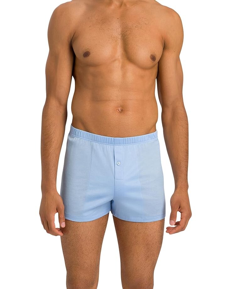 

Боксеры Hanro Cotton Sporty Knit, цвет Placid Blue
