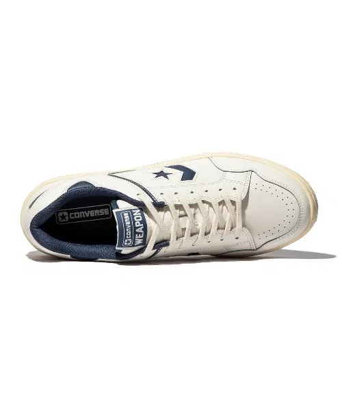 Мужские кроссовки из кожи CONVERSE WEAPON CC OX оранжевые — фото 4