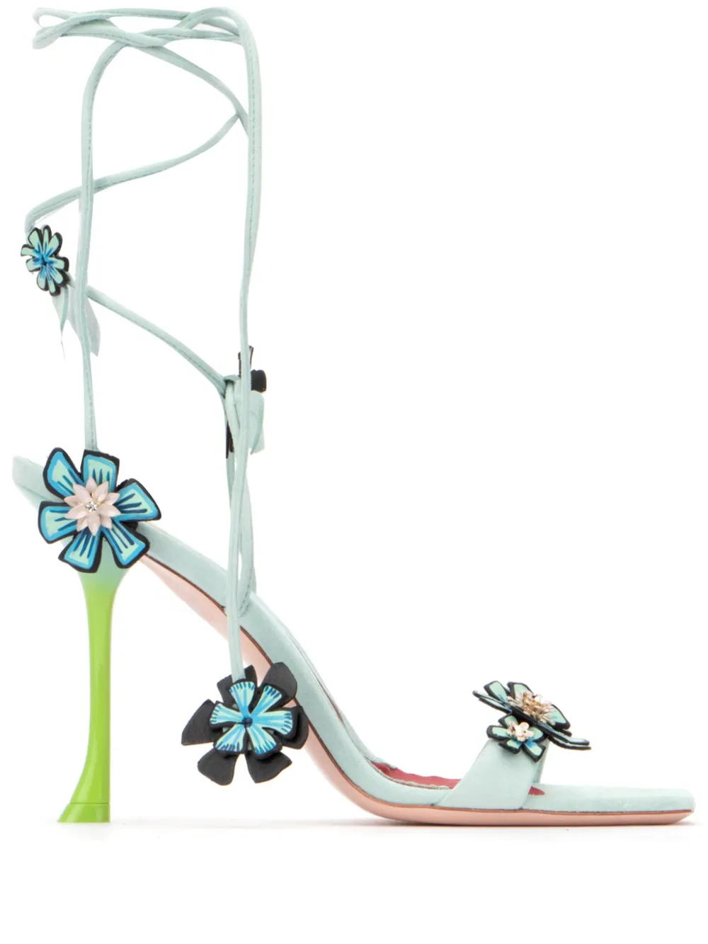 Босоножки Blossom 100 Roger Vivier, синий