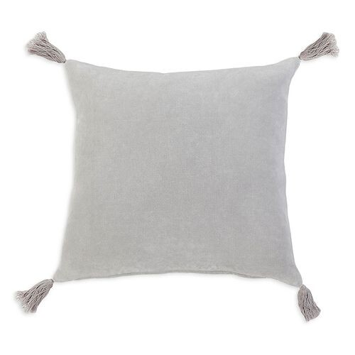 

Квадратная декоративная подушка Bianca POM POM AT HOME, цвет Gray