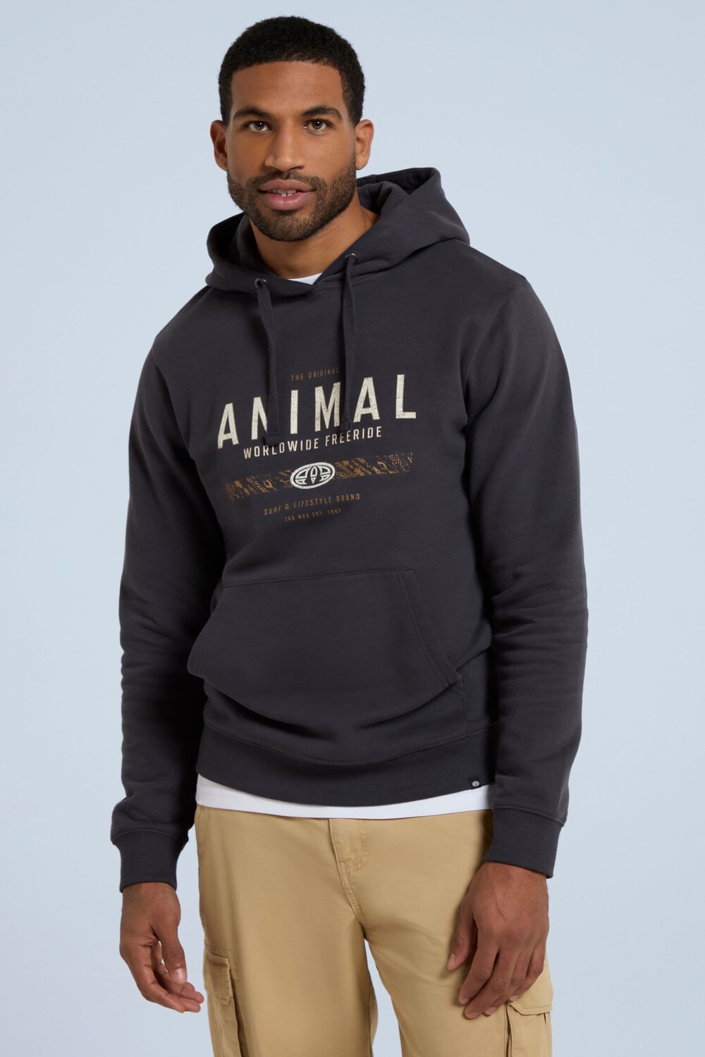 

Мужская толстовка River из органического материала Animal, черный