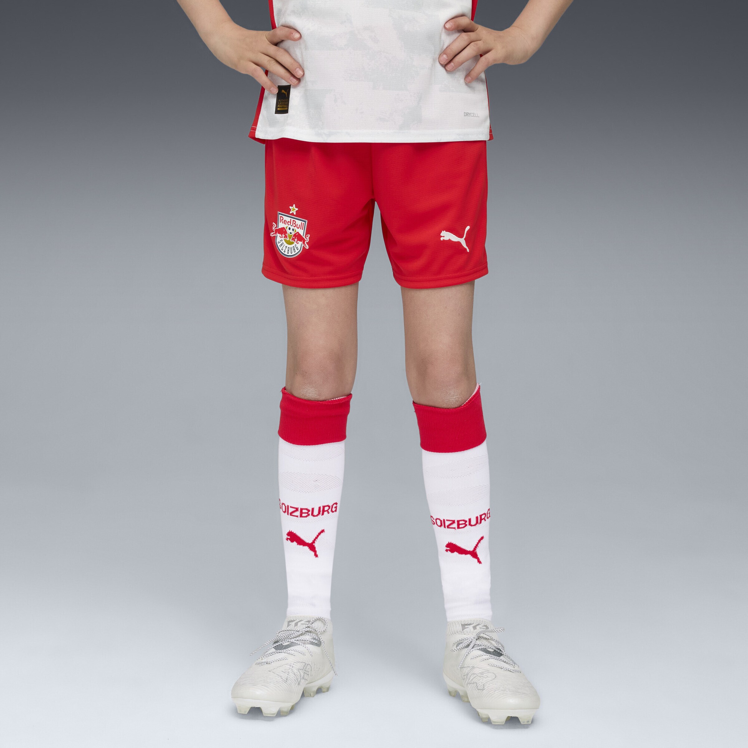 PUMA Шорты для тренировок Regular 'FC Red Bull Salzburg 25/26' в красном цвете — фото 3