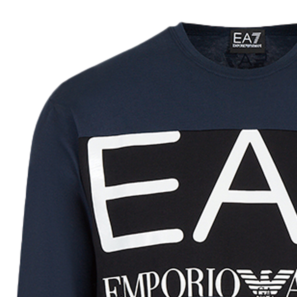

Футболка мужская синяя EA7 EMPORIO ARMANI