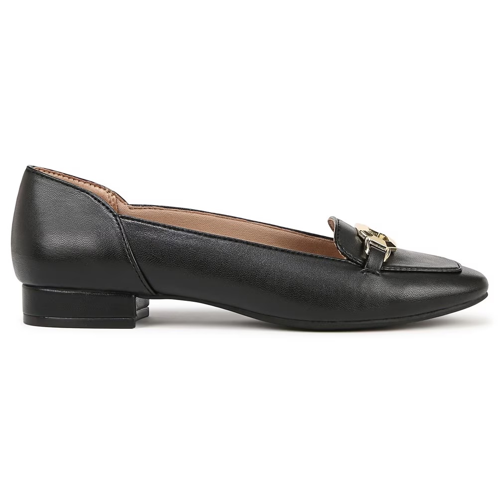 Лоферы Celine Lifestride, black faux leather — фото 2