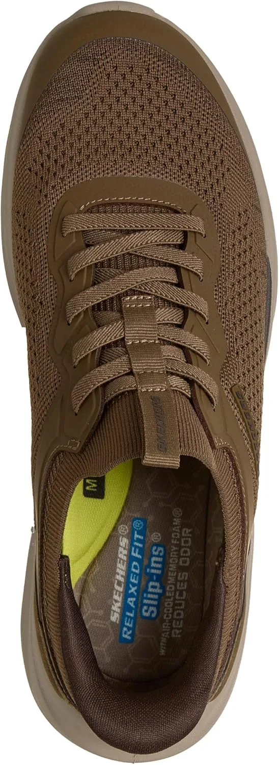 Мужские слипоны Skechers Streetwear Sloan Orbital Knitted Bungee Lace Slip-Ins — фото 3
