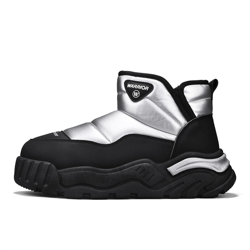 

Высокие утепленные ботинки мужские WARRIOR, черный серебро