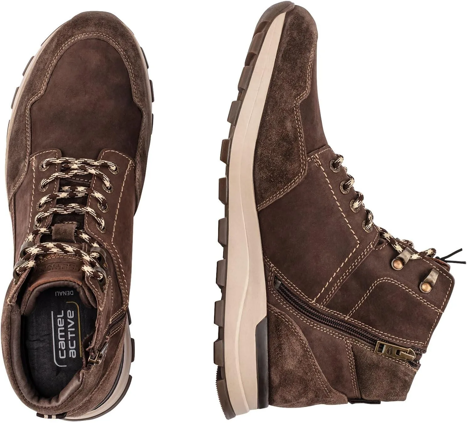 Мужские модные ботинки Camel Active 55dif06-302320, кофейный — фото 2