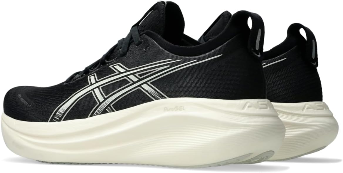 Мужские беговые кроссовки ASICS Gel-Nimbus 27, черный/серый — фото 3