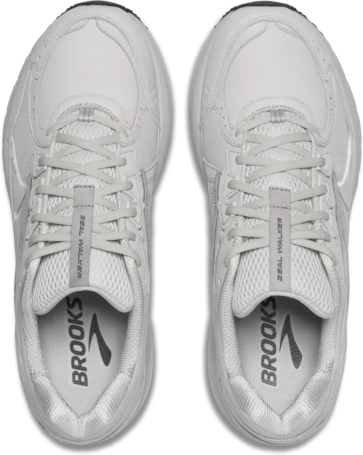 Кроссовки Brooks Zeal Walker для бега, мужские, цвет Oyster/Alloy/Ebony, Oyster Alloy Ebony — фото 4