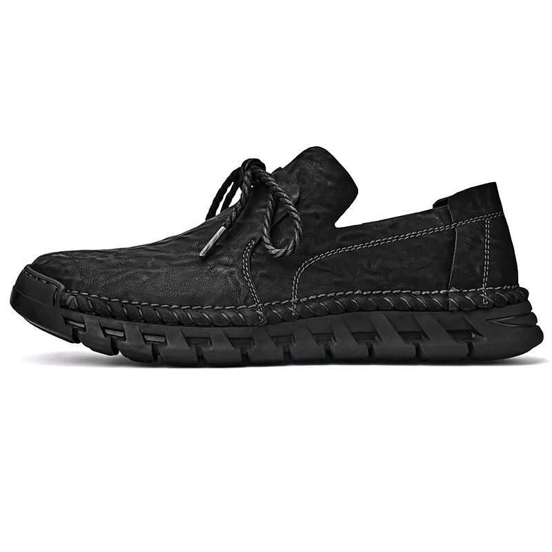 Туфли мужские Men"s Casual Men Low-Top Laoks, хаки — фото 2