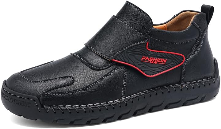 

Мужские модные лоферы Asifn из кожи, повседневная обувь, легкие и удобные для ходьбы, нескользящие мягкие обувь, черный