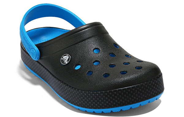 Сандалии wear-resistant lightweight cozy sports black blue sandals 'black blue' Crocs, черный — фото 4