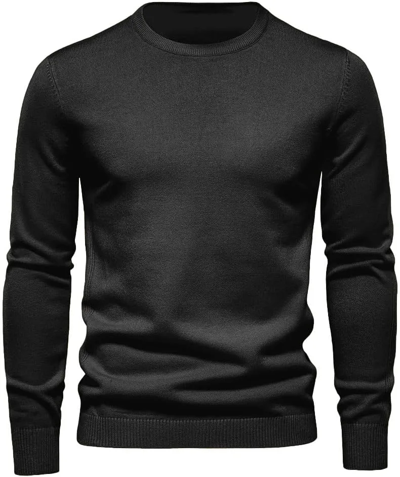 

Мужской свитер-пуловер зимней толщины O-Neck SWEPER