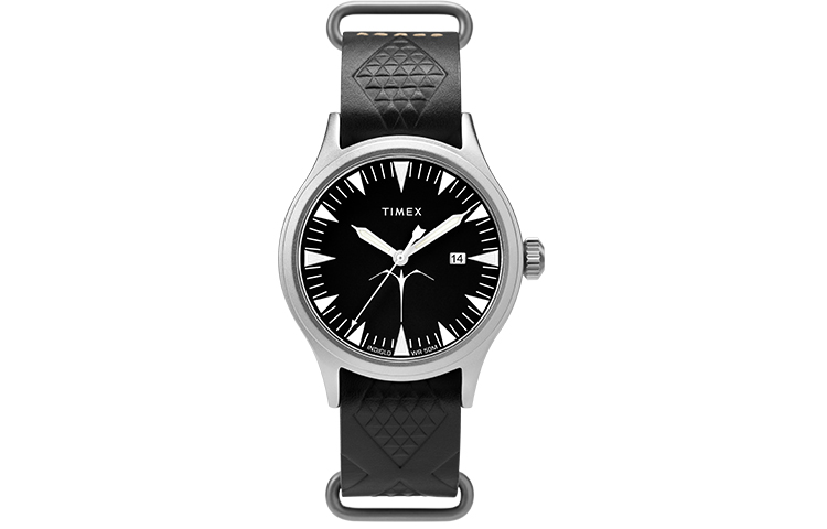 

TIMEX Часы Wrist Watch Quartz Movement Leather Strap 40mm Black Dial Men's Watch TW2T81500, Black
