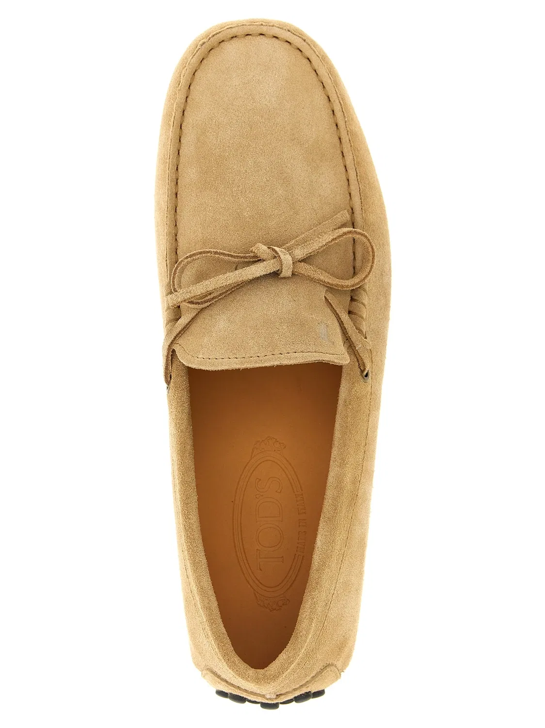 Лоферы «Gommino» TOD'S, бежевый — фото 4