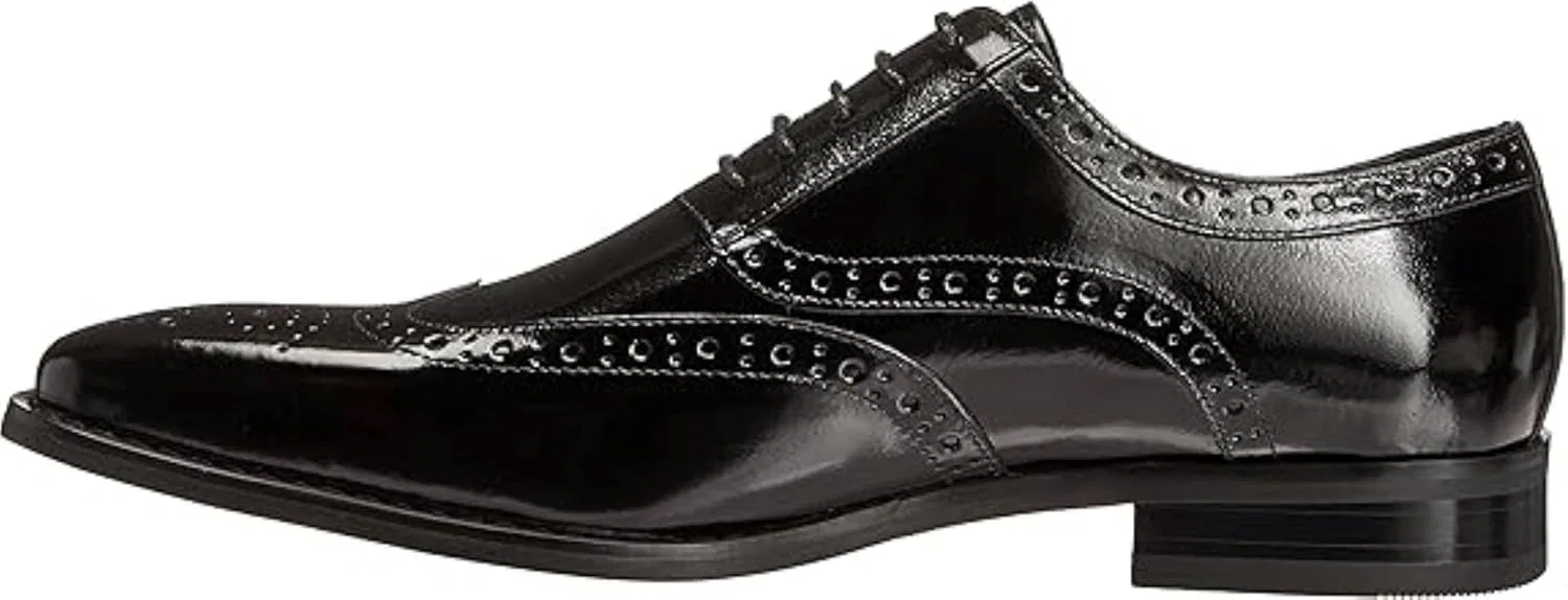 Мужские оксфорды STACY ADAMS Tinsley с перфорацией и шнуровкой, Black — фото 4