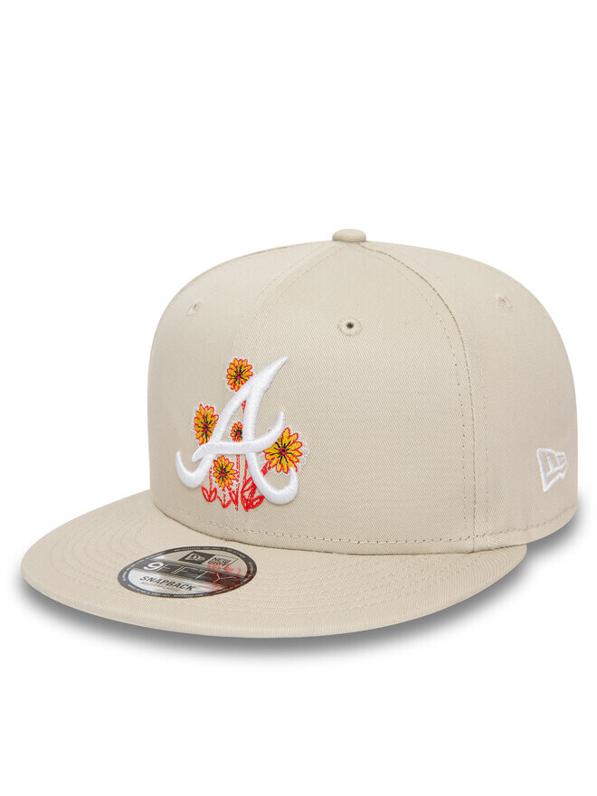 

Бейсболка New Era Flower Icon 950 Braves 60435106, бежевый