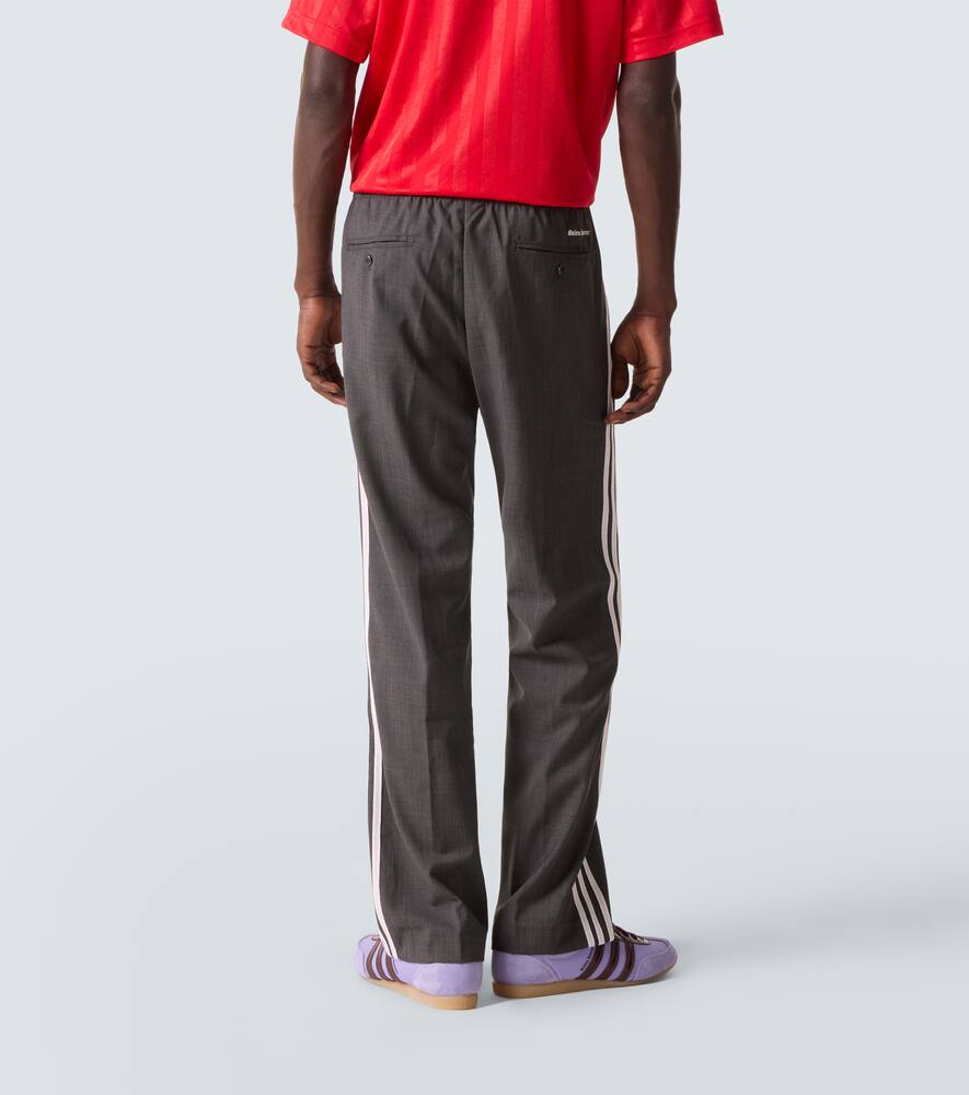 Брюки клеш Wales Bonner из шерстяной смеси Adidas, Dark Grey Heather — фото 4
