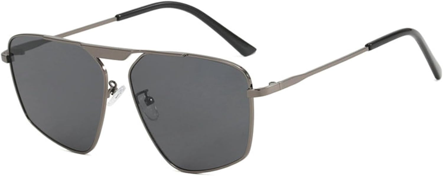 

Солнцезащитные очки Willochra Retro Pilot для женщин и мужчин, классические, модные, винтажные, с двойной перемычкой, квадратной формы, неправильной формы, с защитой от УФ-излучения, C3