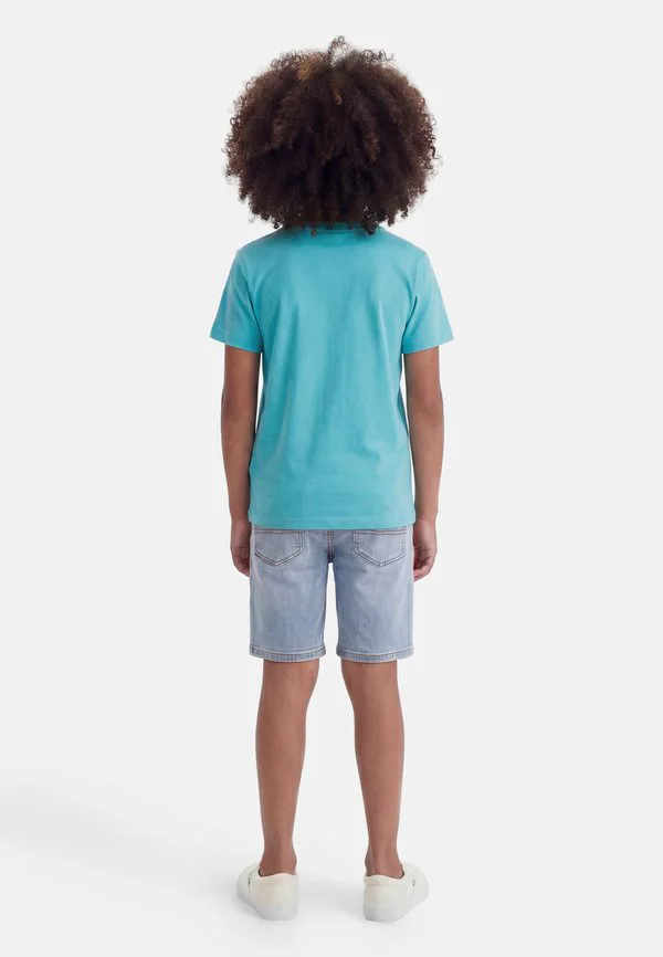 Базовая футболка унисекс Quiksilver, Aqua — фото 2