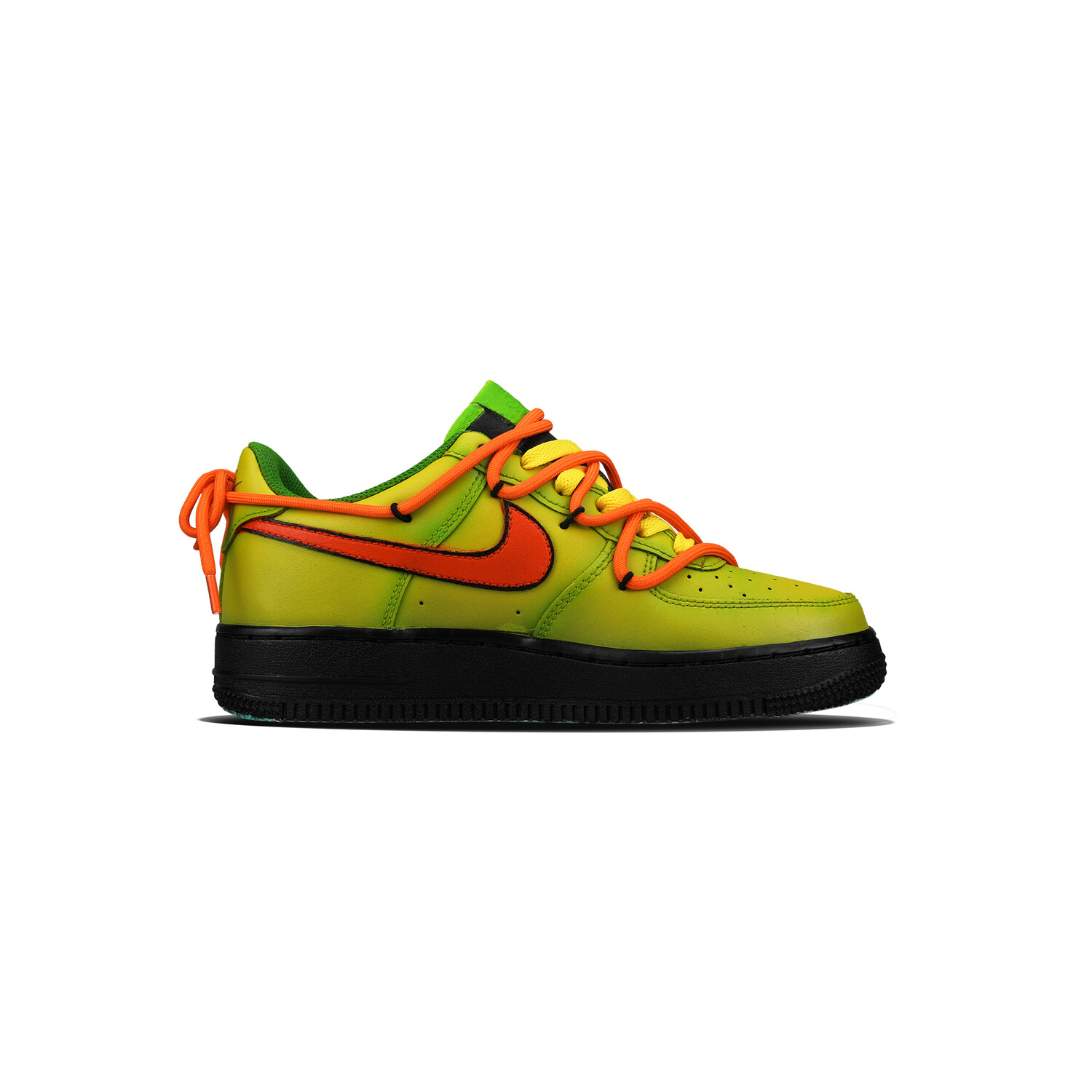 

Кроссовки Nike Air Force 1 Skateboarding Shoes Women's Low-top Black/Green, черный/зеленый