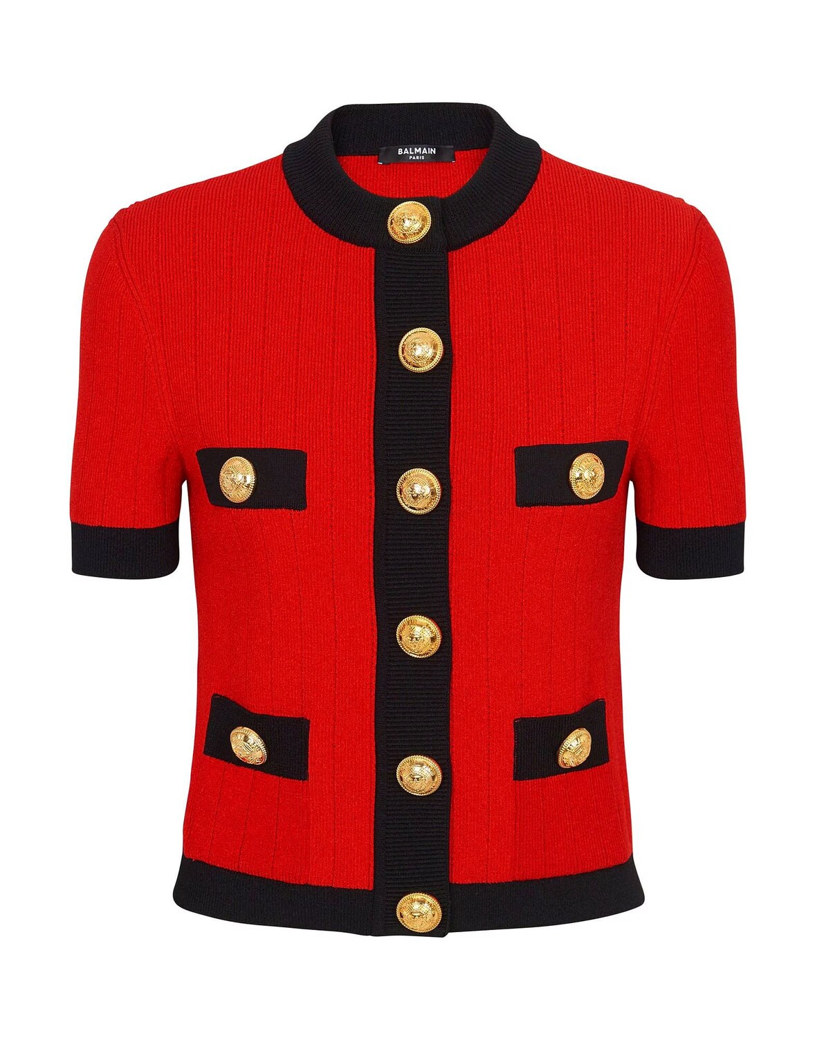 

Кардиган Balmain, красный