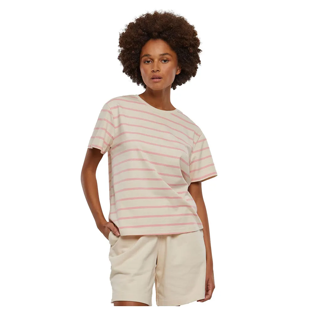 

Футболка с коротким рукавом Urban Classics Striped Boxy, розовый
