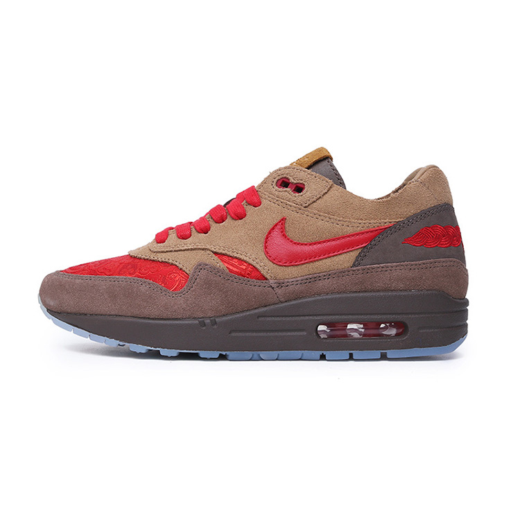 

Кроссовки Clot X Air Max 1 унисекс с низким верхом Rouge Campeche/Brun Nike