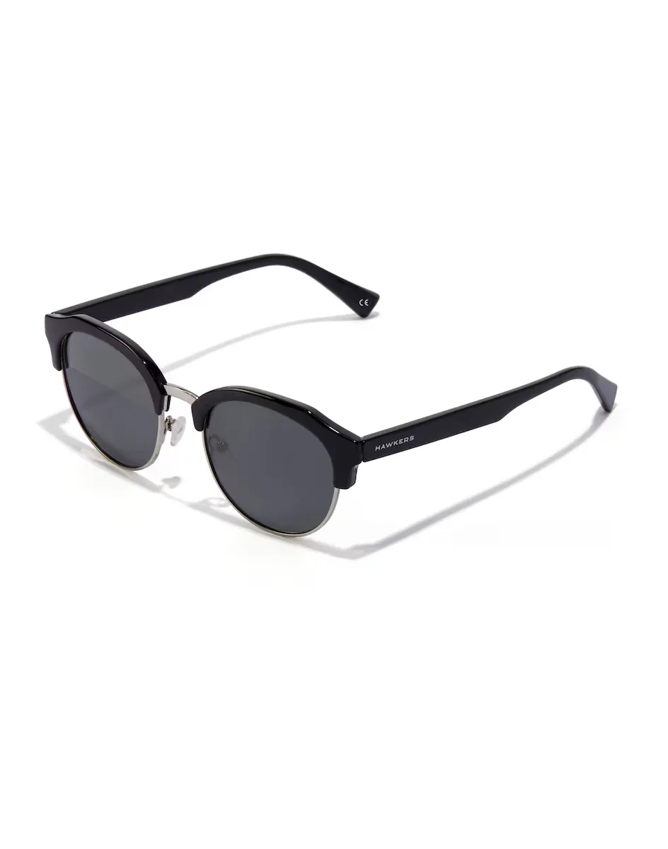 

Мужские солнцезащитные очки Hawkers CLASSIC ROUNDED в черной оправе, черный