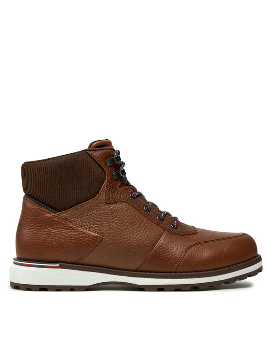 

Туфли на шнуровке Corporate Warm Outdoor Lth Boot FM0FM05148 Tommy Hilfiger, коричневый