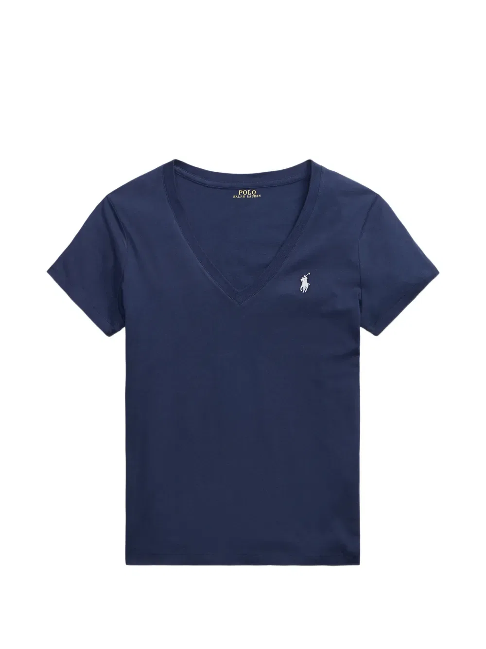 Футболка с V-образным вырезом и короткими рукавами Polo Ralph Lauren, синий