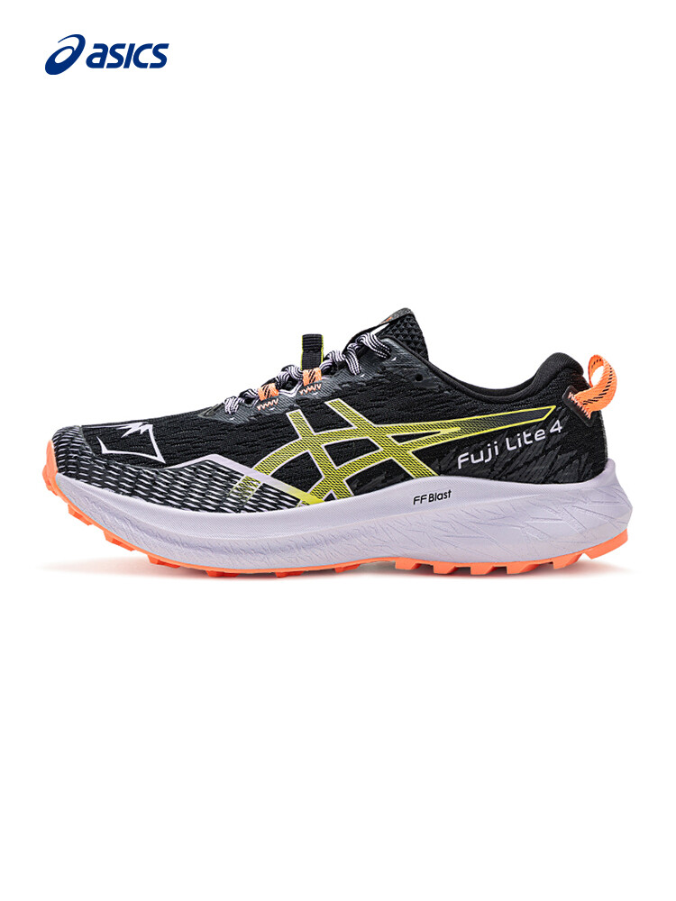 

Кроссовки беговые Asics Fuji Lite 4 женские, черный / зеленый
