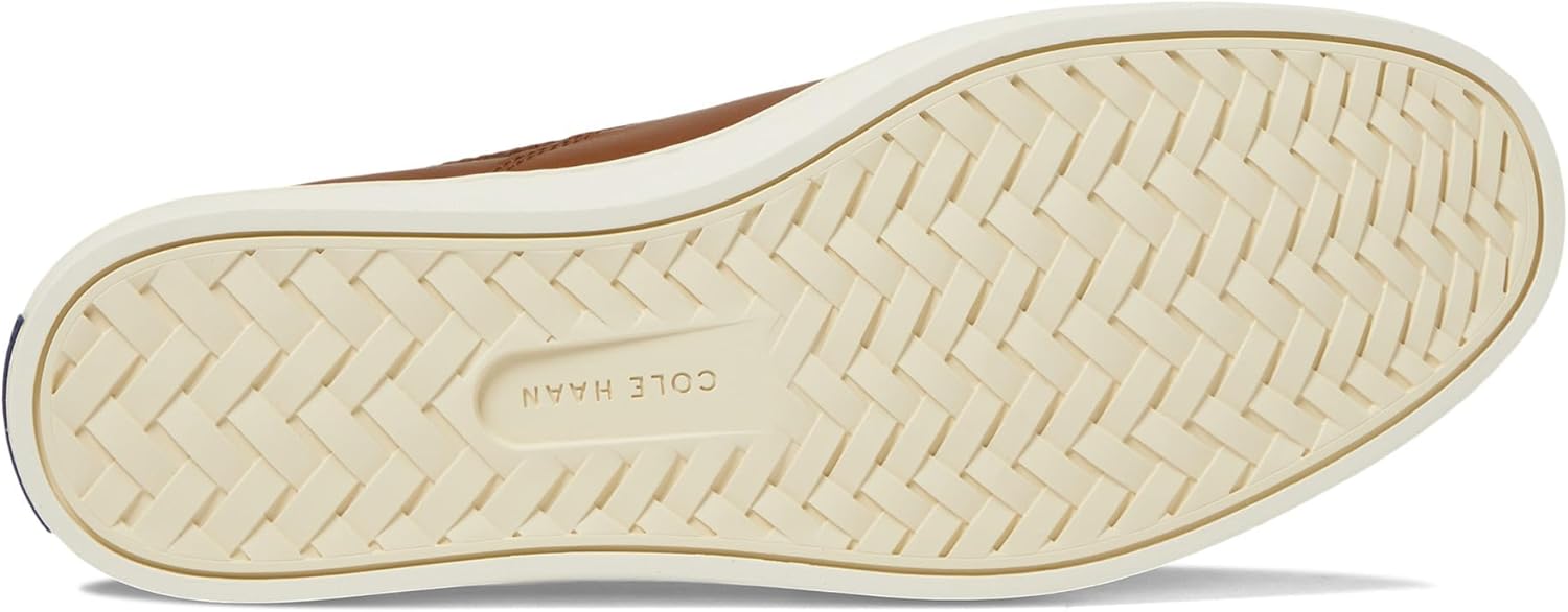 Мужские слипоны Cole Haan Nantucket Plain Toe Deck, бежевый/слоновая кость — фото 4