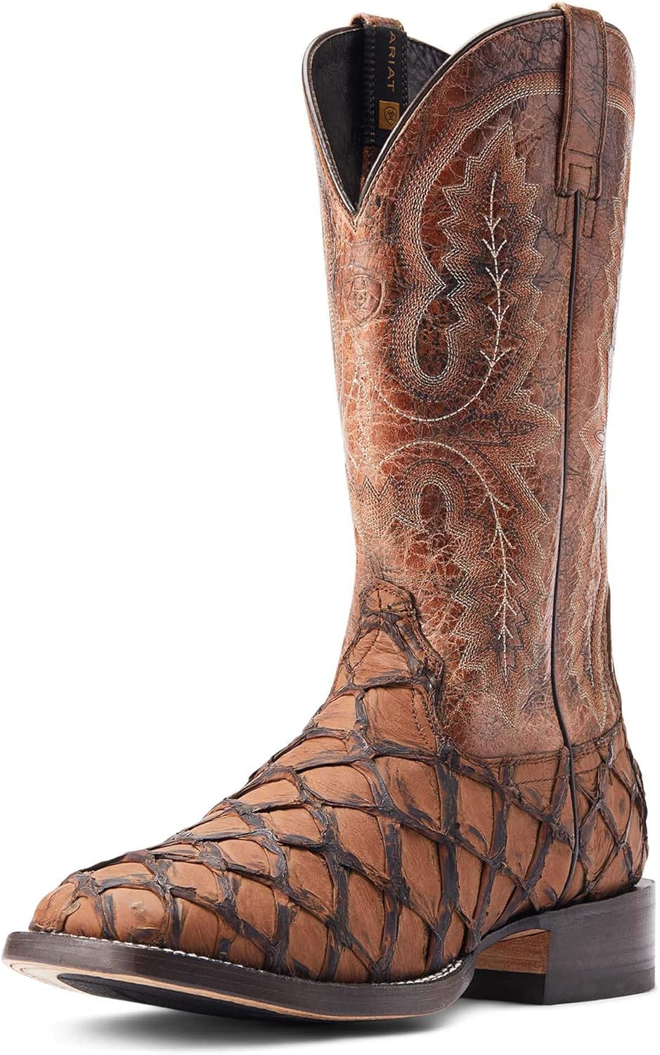 

Мужские западные сапоги Ariat Hybrid Roughstock с квадратным носком, Aged Tan Piraruci