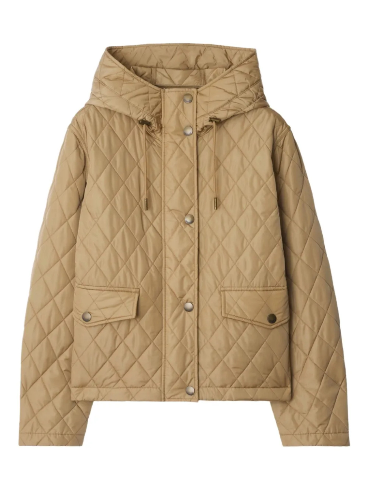 

Burberry укороченная стеганая куртка, нейтральный