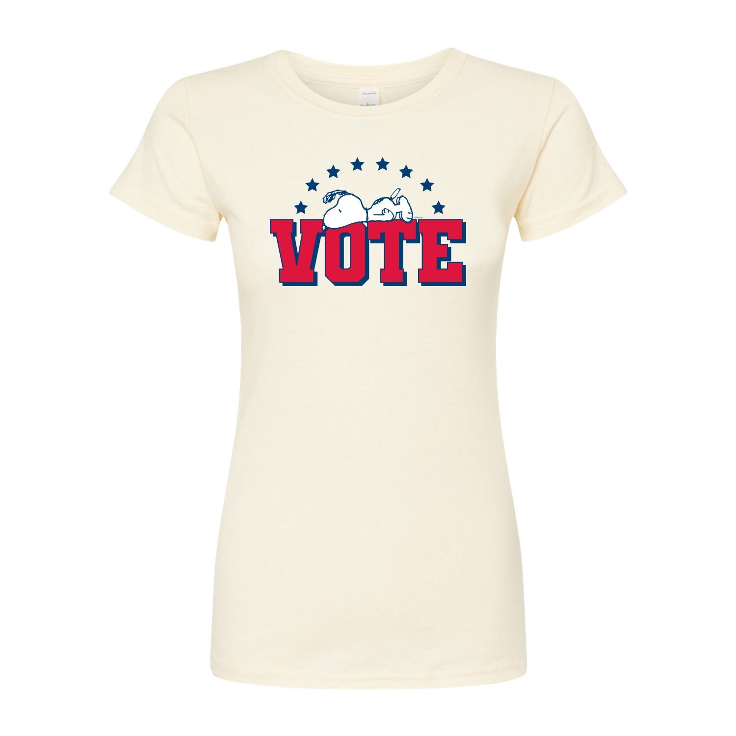

Футболка с рисунком Peanuts Charlie Brown & Snoopy Vote для юниоров Licensed Character