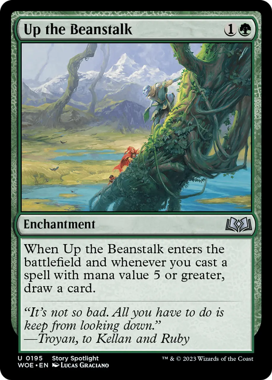 

Карточная игра Up the Beanstalk (WOE-195) - Wilds of Eldraine