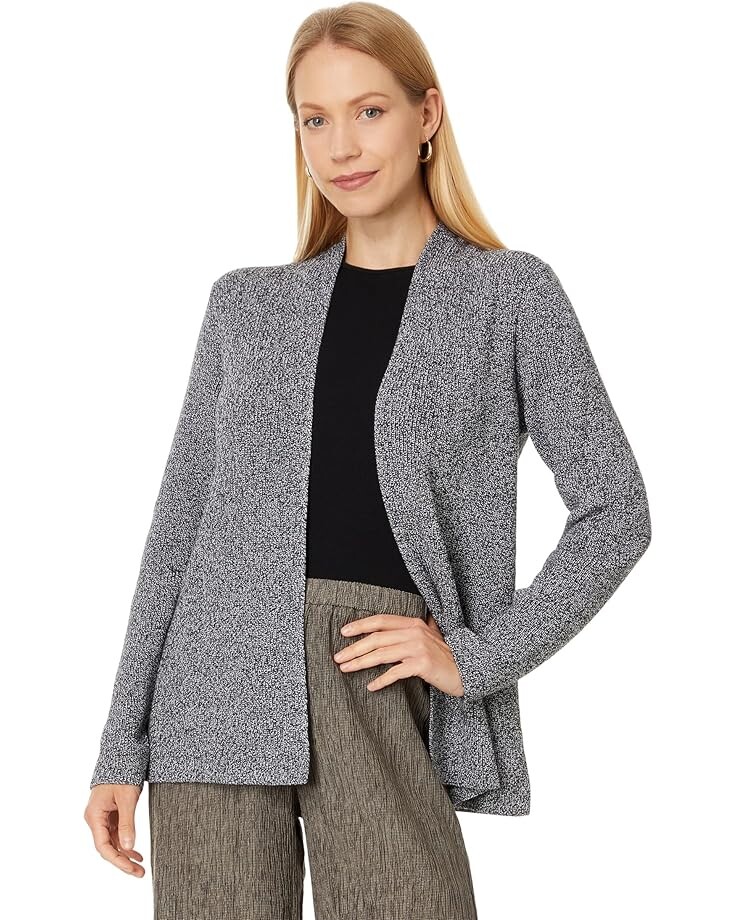 

Свитер Eileen Fisher Cardigan, цвет Black Ivory