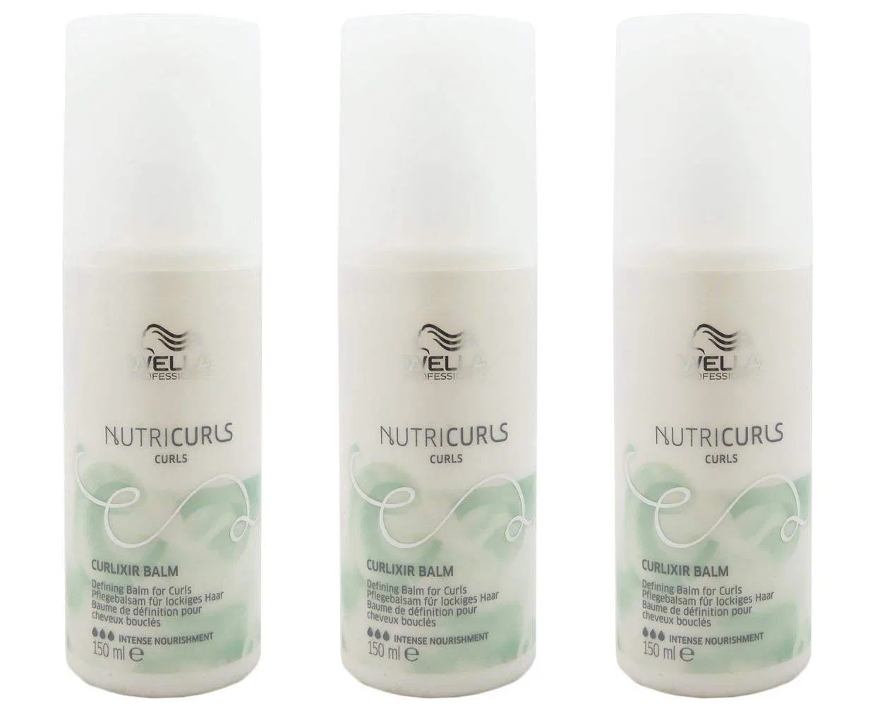 Набор из 3 средств для укладки локонов «Nutricurls Curlixir» 150 мл от Wella Wella Professionals