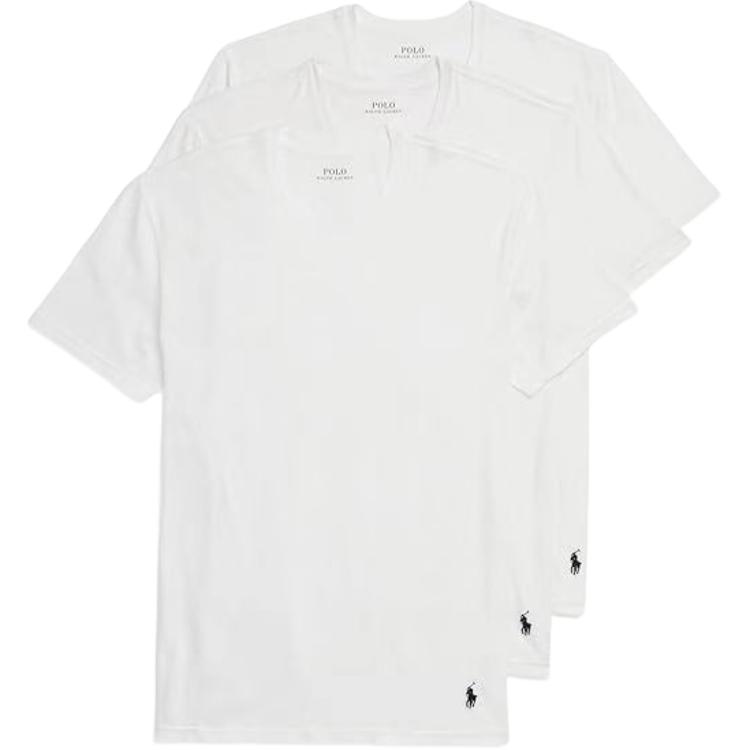 

Футболка Men's 3 Pack Polo Ralph Lauren, 3 pack (белый+белый+белый)