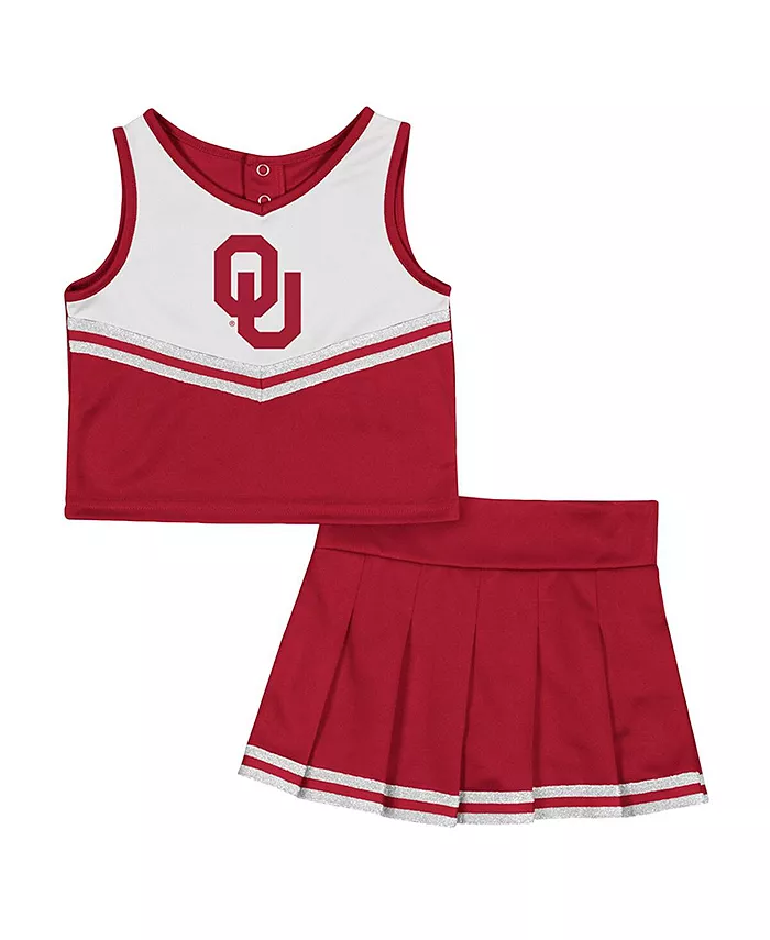 

Комплект из топа и юбки для девочек Crimson Oklahoma Sooners «Время перемен» Colosseum