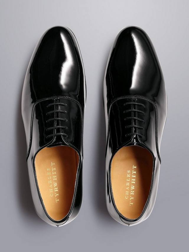 

Лакированные оксфордские туфли Charles Tyrwhitt, черный