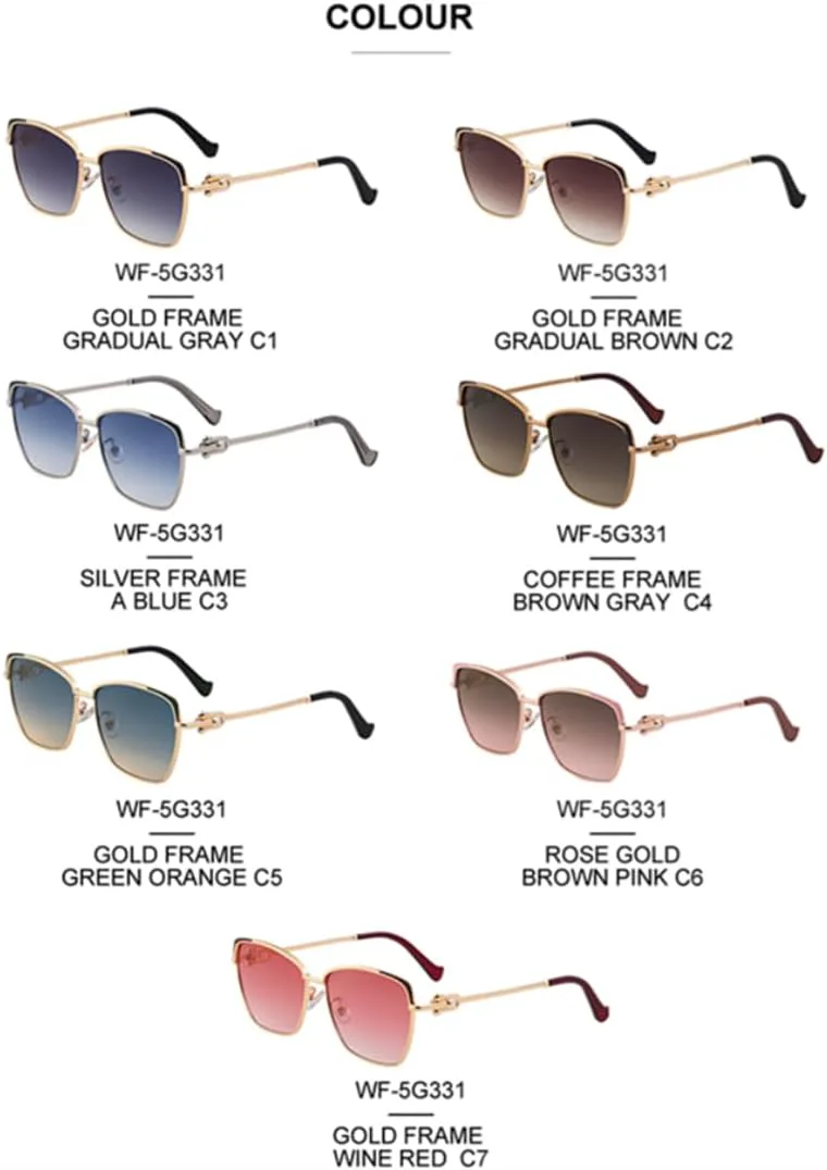 

Женские солнцезащитные очки «кошачий глаз» в роскошном винтажном стиле с крупной металлической оправой, защита от УФ-излучения UV400 TOIPASTN, C4lightgoldbrown