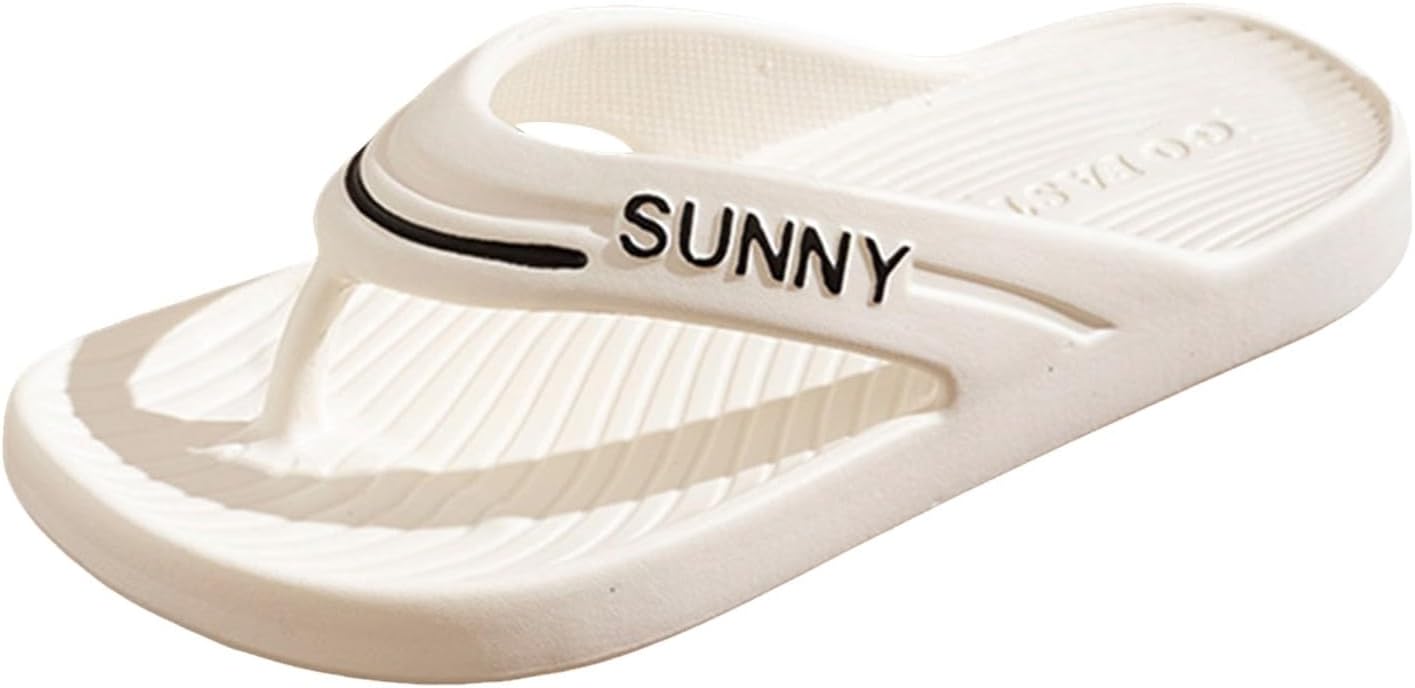 

Женские шлепанцы, комфортные коврики для йоги, нескользящие, для летнего пляжа, прогулочные, скушенные сандалии, женские и мужские, быстро сохнущие, для ванной Generic, белый