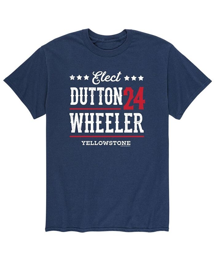 

Мужская футболка Yellowstone Elect Dutton Wheeler 24 AIRWAVES, синий