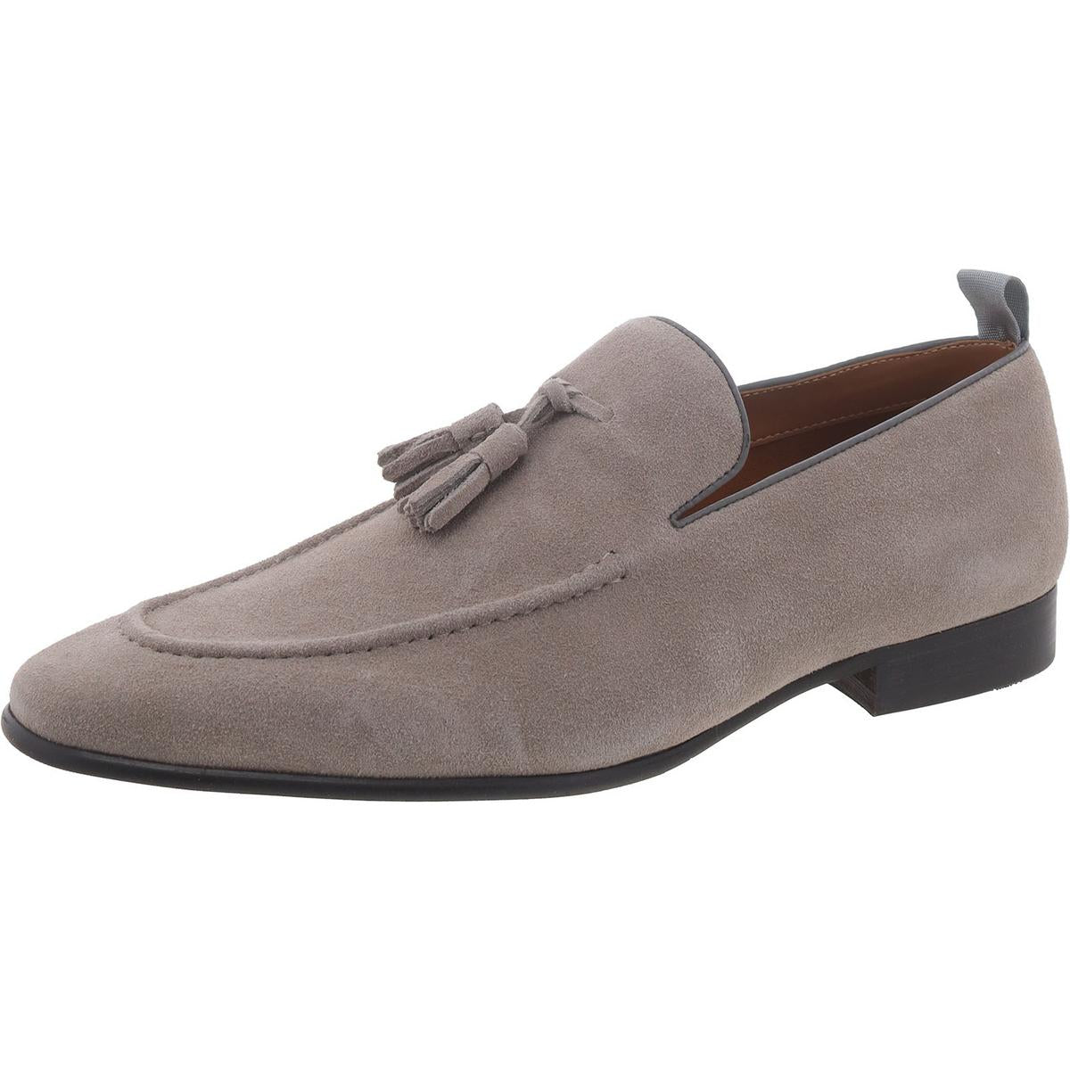 

Мужские замшевые лоферы Edwidge с кисточками Steve Madden, цвет grey suede